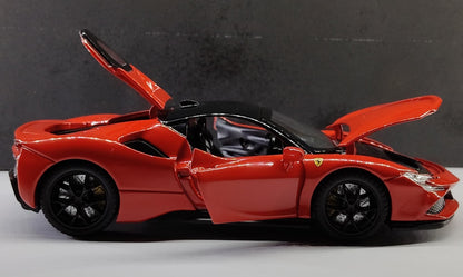 Ferrari SF90 Stradale – 1:32 Die-Cast Model with Lights & Pullback Action